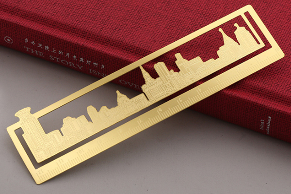 金属黄铜手账尺书签 金属黄铜手账尺书签