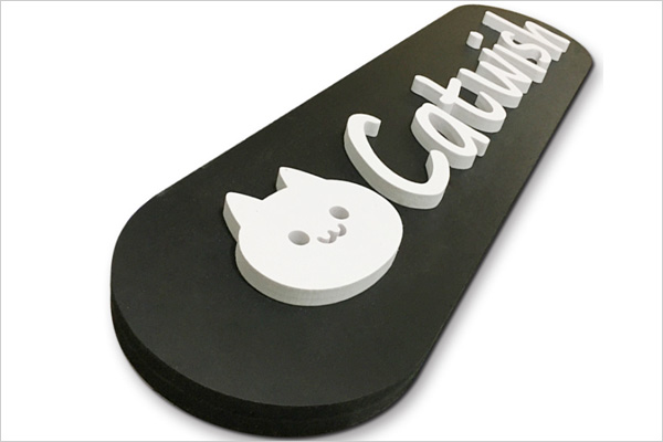 pvc广告雕刻机加工的招牌 pvc广告雕刻机加工的招牌