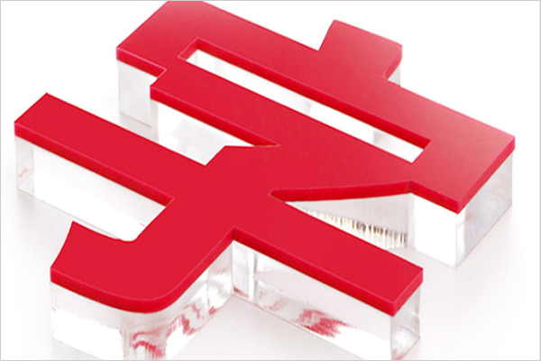 广告雕刻机加工的水晶字展示 广告雕刻机加工的水晶字展示