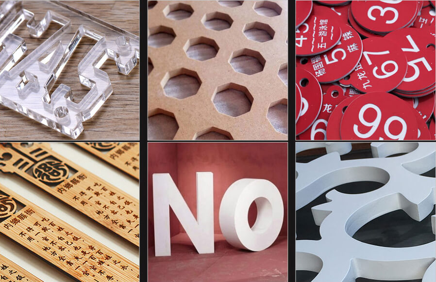 广告雕刻机加工的材料 广告雕刻机加工的材料