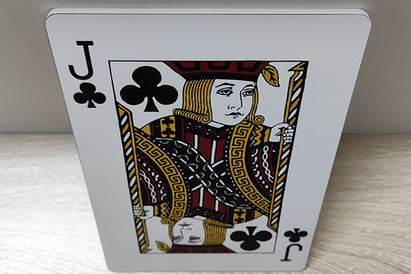 雕刻机切割的PVC扑克牌 雕刻机切割的PVC扑克牌