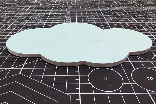 Z3高速巡边雕刻机加工的PVC板 Z3高速巡边雕刻机加工的PVC板