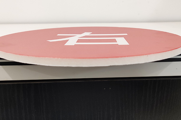 得马Z3高速巡边雕刻机切割的KT板 得马Z3高速巡边雕刻机切割的KT板