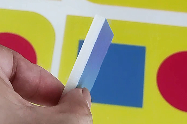 得马Z3高速巡边雕刻机切割的KT板 得马Z3高速巡边雕刻机切割的KT板