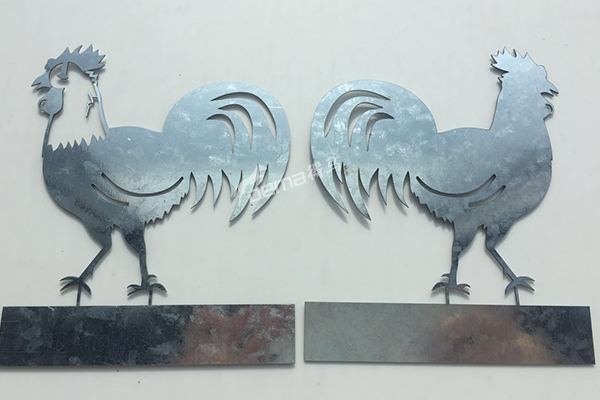 得马光纤激光切割机切割的镀锌板 得马光纤激光切割机切割的镀锌板