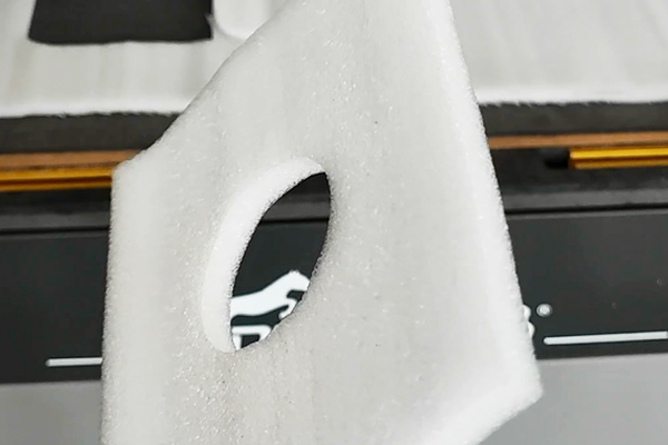 得马广告雕刻机加工的珍珠棉 得马广告雕刻机加工的珍珠棉